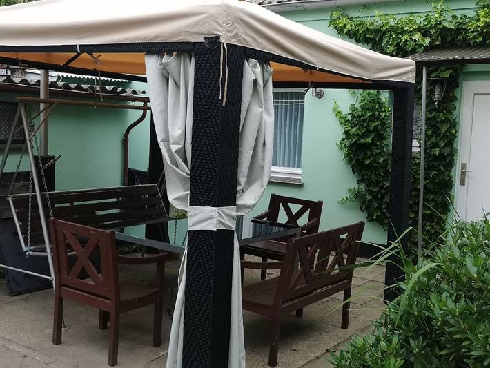 Ferienwohnung für 4 Personen, mit Terrasse und Garten in Barth