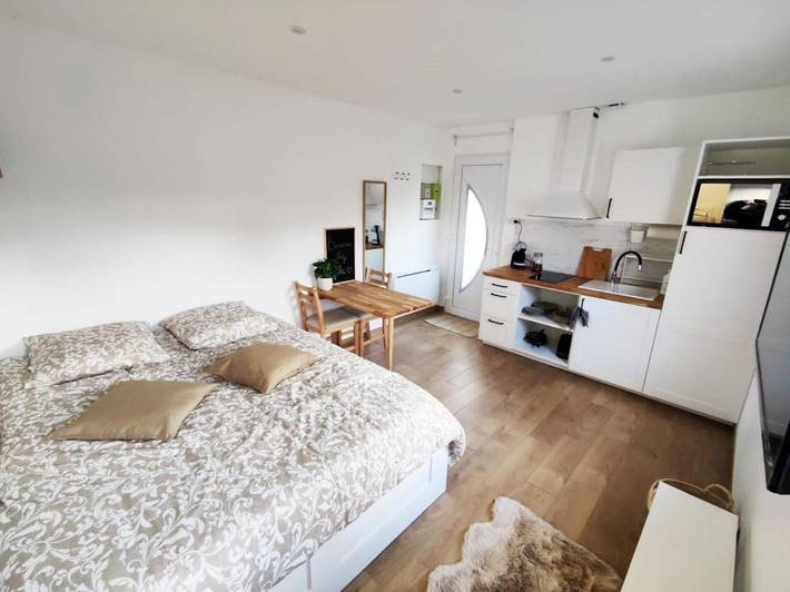 Appartement de vacances pour 3 personnes, avec Jardin