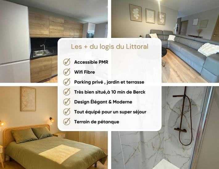 Location de vacances pour 6 personnes, avec jardin à Conchil-le-Temple