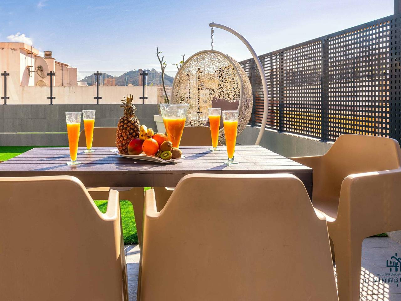 Geheel vakantieappartement, Vakantieappartement voor 6 personen met terras in Centro (Málaga), Malaga