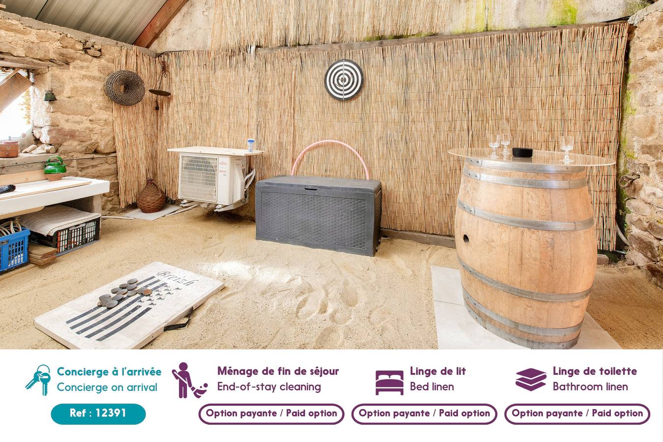 Maison pour 8 avec jardin, terrasse et jeux in Saint-Frégant, Région de Brest