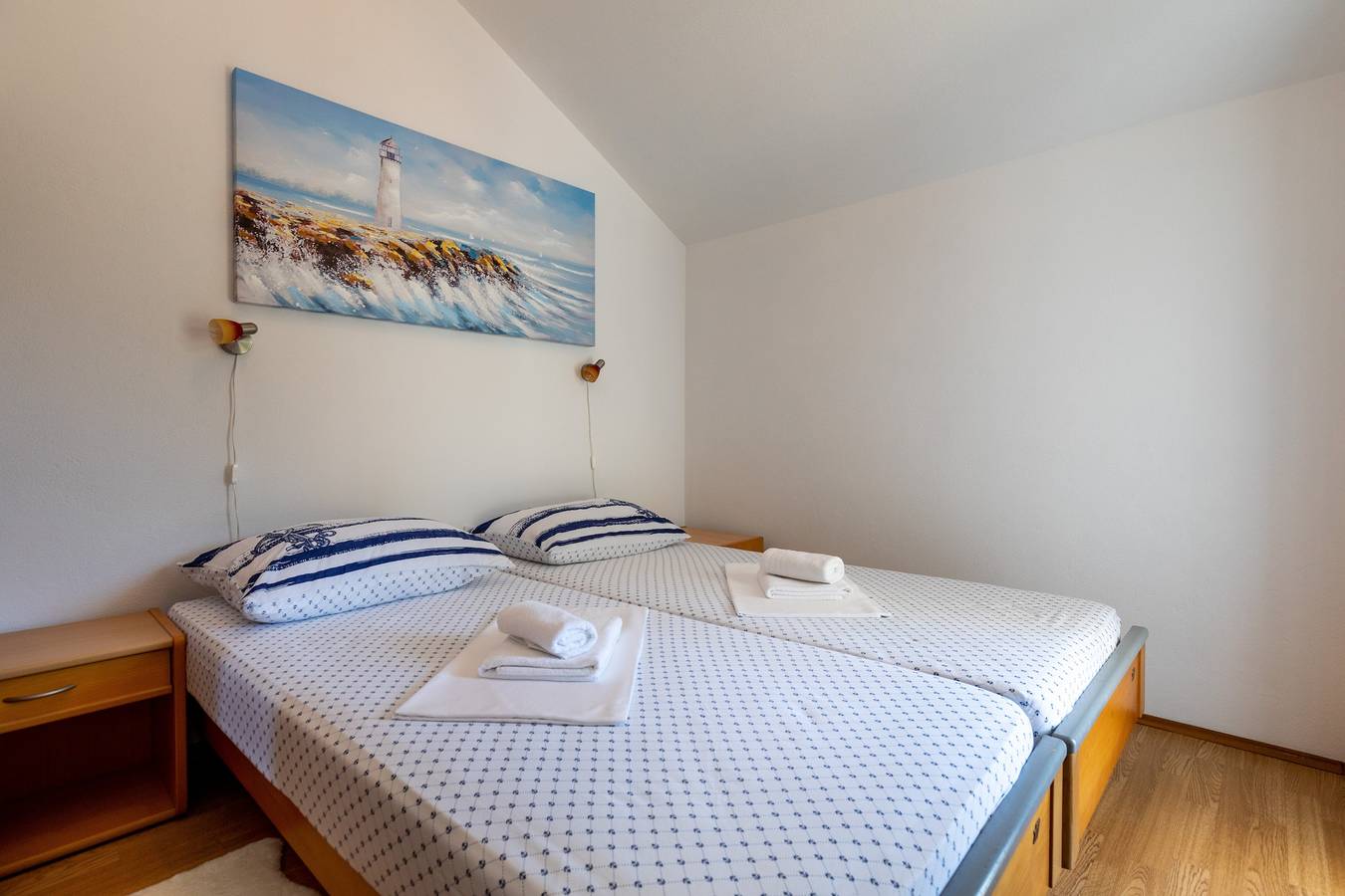 Ganze Wohnung, Ferienwohnung für 4 Personen mit Meerblick in Ston, Dubrovnik-Neretva