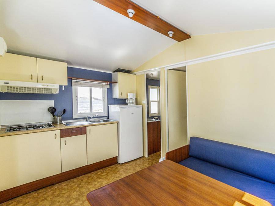 Camping Le Bois de Pins - Mobilheim 4 personen - Basic - Tv in Salses-le-Château, Mittelmeerküste (Frankreich)