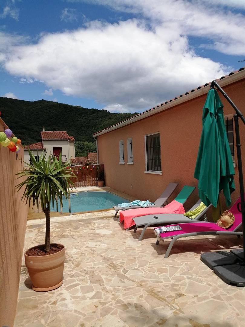 Gîte für 6 Personen mit Terrasse in Arles-sur-Tech, Céret und Umgebung