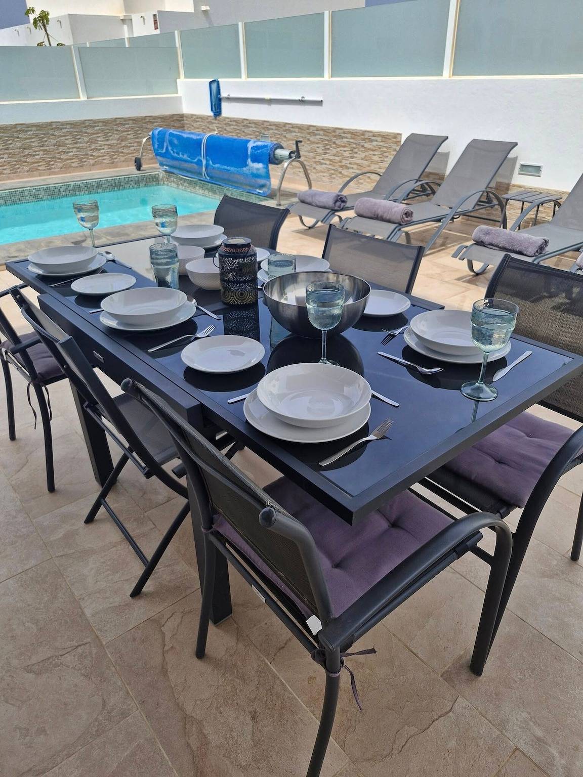 Villa vacacional 'Deleil' con vistas al mar, Wi-Fi y aire acondicionado in Playa Blanca, Yaiza