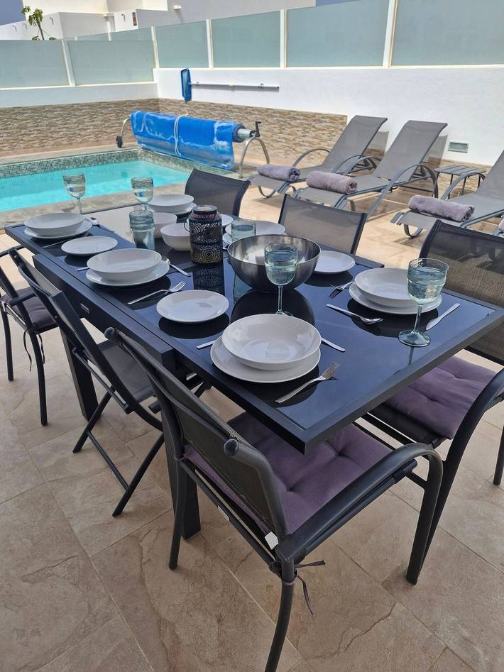Casa rural para 6 personas, con jardín en Playa Blanca - 4