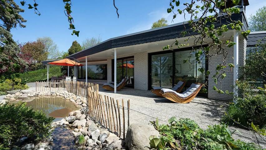 Ferienhaus für 9 Personen, mit Garten und Terrasse sowie Sauna, mit Haustier
