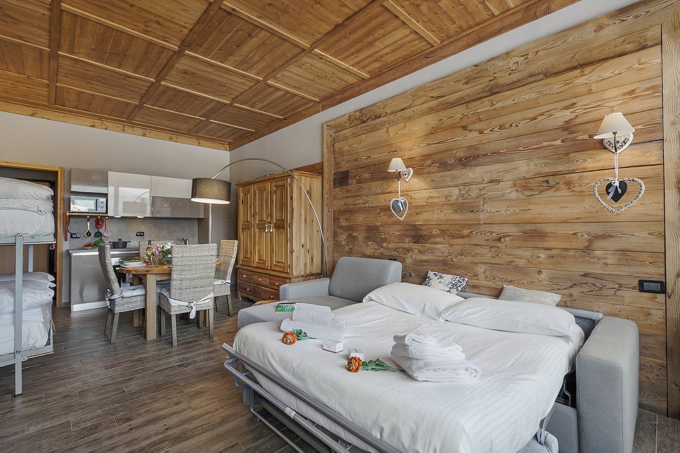 Entire apartment, Studio Charming Sportinia in Sauze d'Oulx, Via Lattea