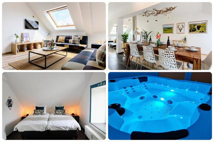 Gîte pour 6 personnes, avec jardin et jacuzzi à Tintigny