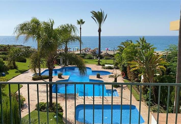 Appartement de vacances pour 4 personnes, avec Balcon ainsi que Jardin et Bassin pour enfant à Mijas