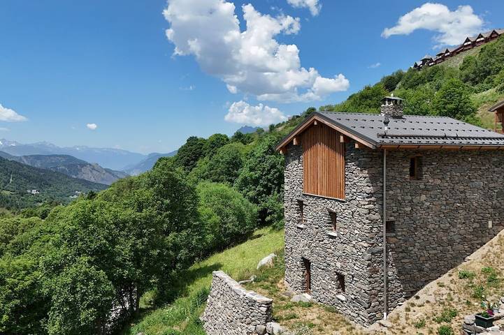 Chalet pour 10 personnes, avec terrasse et jardin à Valmeinier