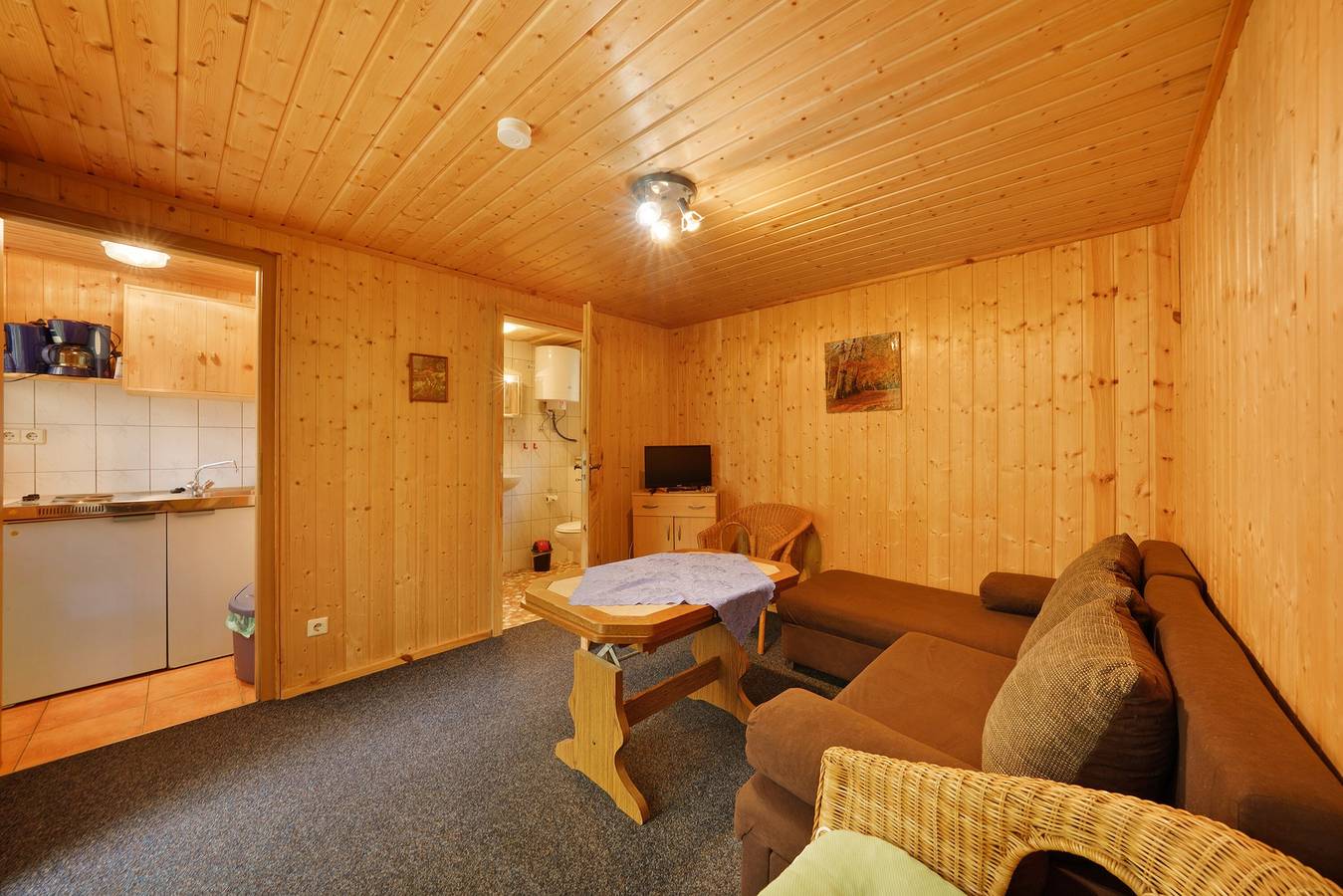 Bungalow '37a - Kimbucht' mit privater Terrasse und Gemeinschaftsgarten in Waldhufen, Oberlausitz-Niederschlesien