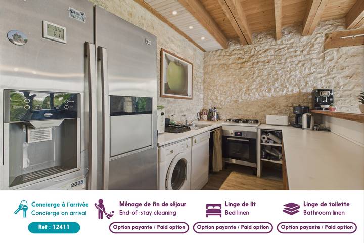 Location de vacances pour 7 personnes, avec jardin et terrasse à Saint-Vincent-sur-Jard - 4