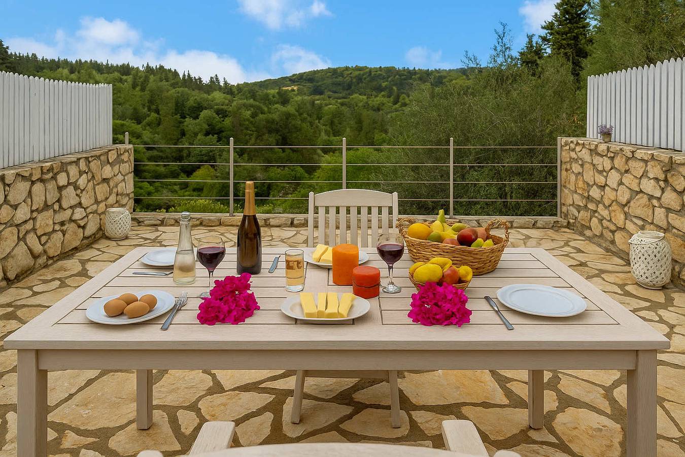 Ferienhaus für 3 Personen mit Balkon/Terrasse in Vlachopoulatika, Paxos