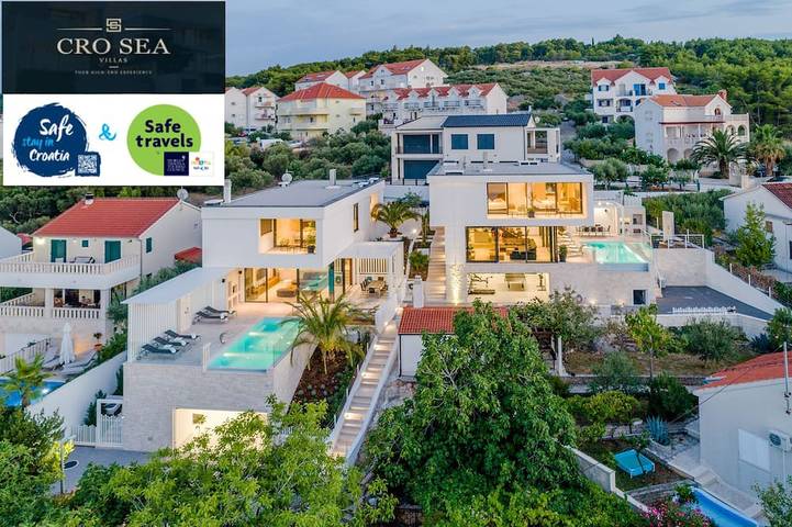 Ferienhaus für 16 Personen, mit Garten und Whirlpool auf Brac