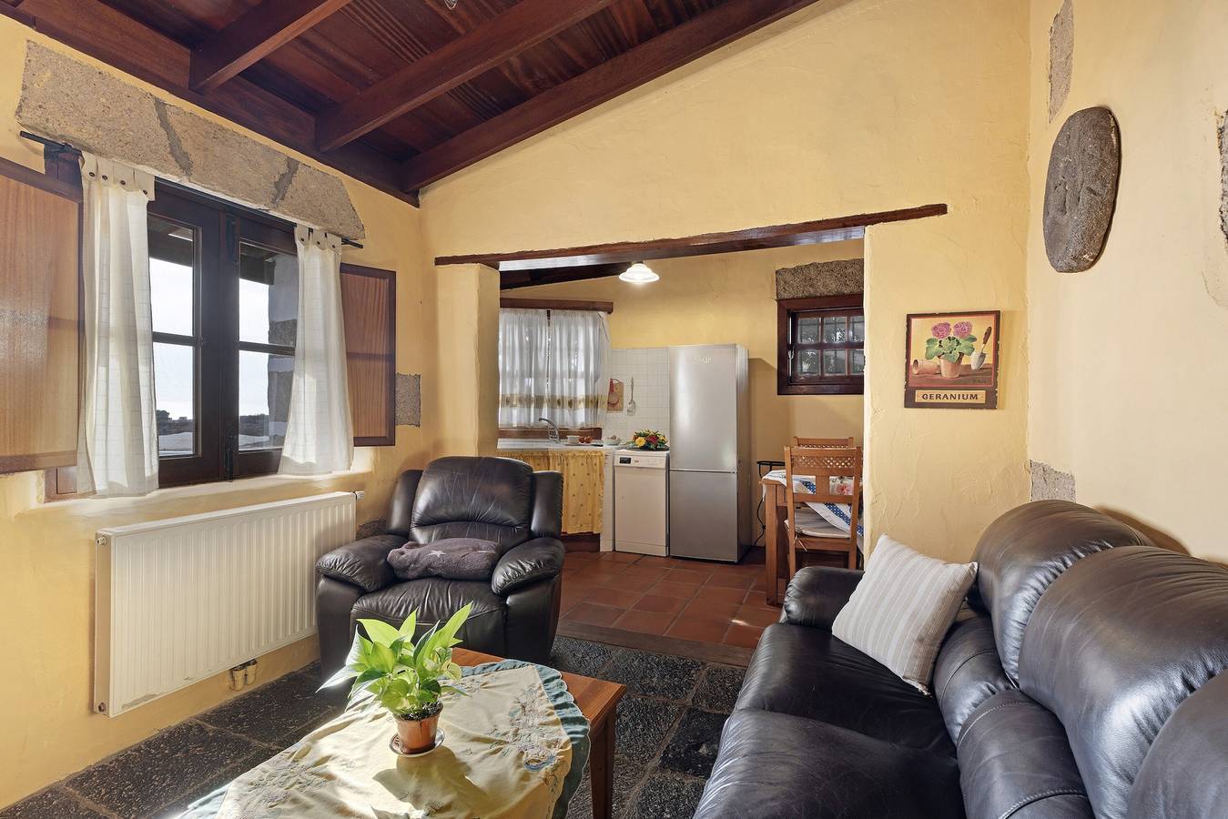 Casa rural "Biofinca Las Dulces Casa Medianeros" con vistas al mar, piscina climatizada y Wi-Fi in Guía de Isora, Tenerife Sur