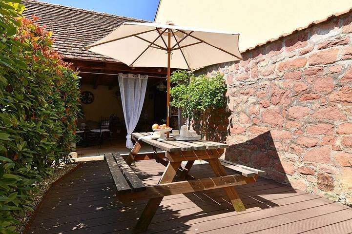Gîte pour 2 personnes, avec Terrasse et Jardin