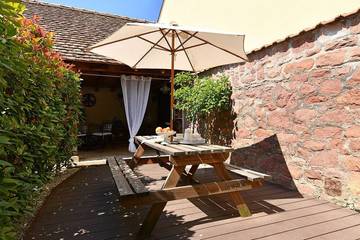 Gîte pour 2 personnes, avec jardin à Bergholtz