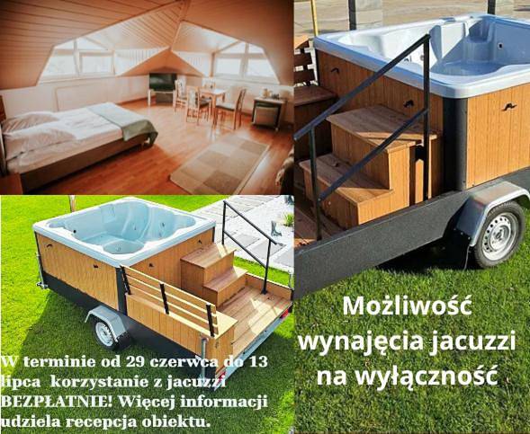 Bed & breakfast dla 5 osób, z balkon i jacuzzi w Jastrzębia Góra