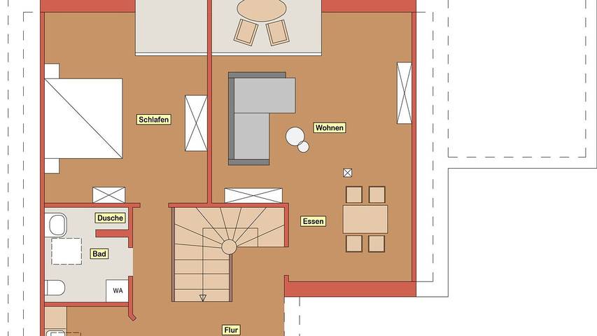 Ferienwohnung für 3 Personen, mit Garten in Landkreis Grafschaft Bentheim - 3