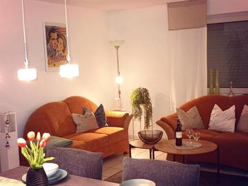 Gîte pour 4 personnes, avec jardin et vue, animaux acceptés à Warstein