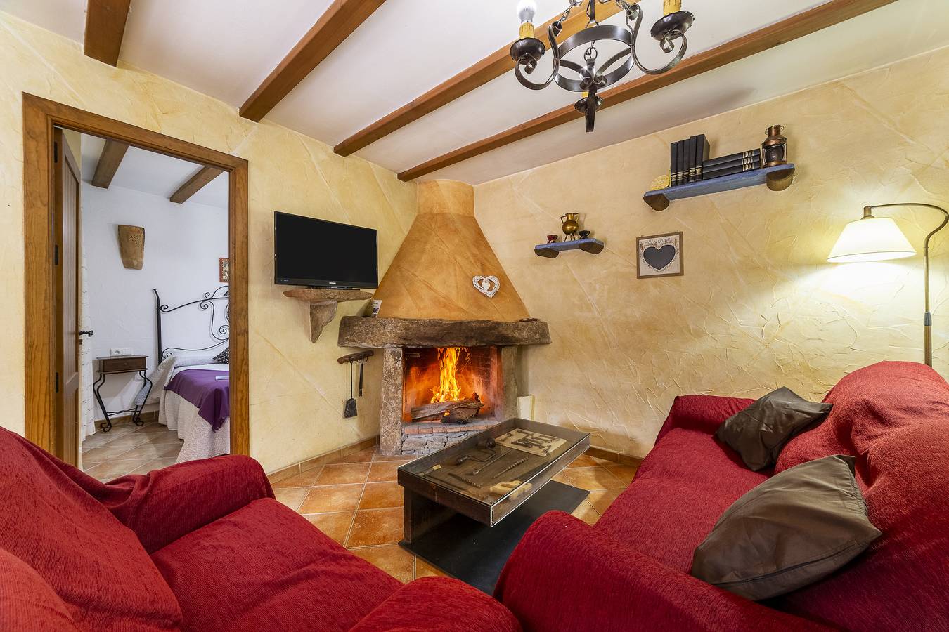 Maison de vacances 'Casa Rural Padre Ramon' avec vue sur la montagne, piscine partagée et Wi-Fi in Laroya, Province d'Almería