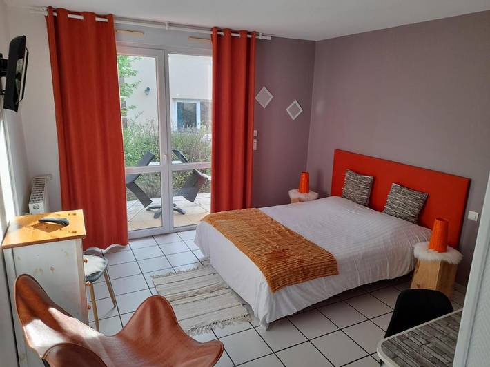 Hôtel pour 2 personnes, avec Terrasse ainsi que Jardin et Vue