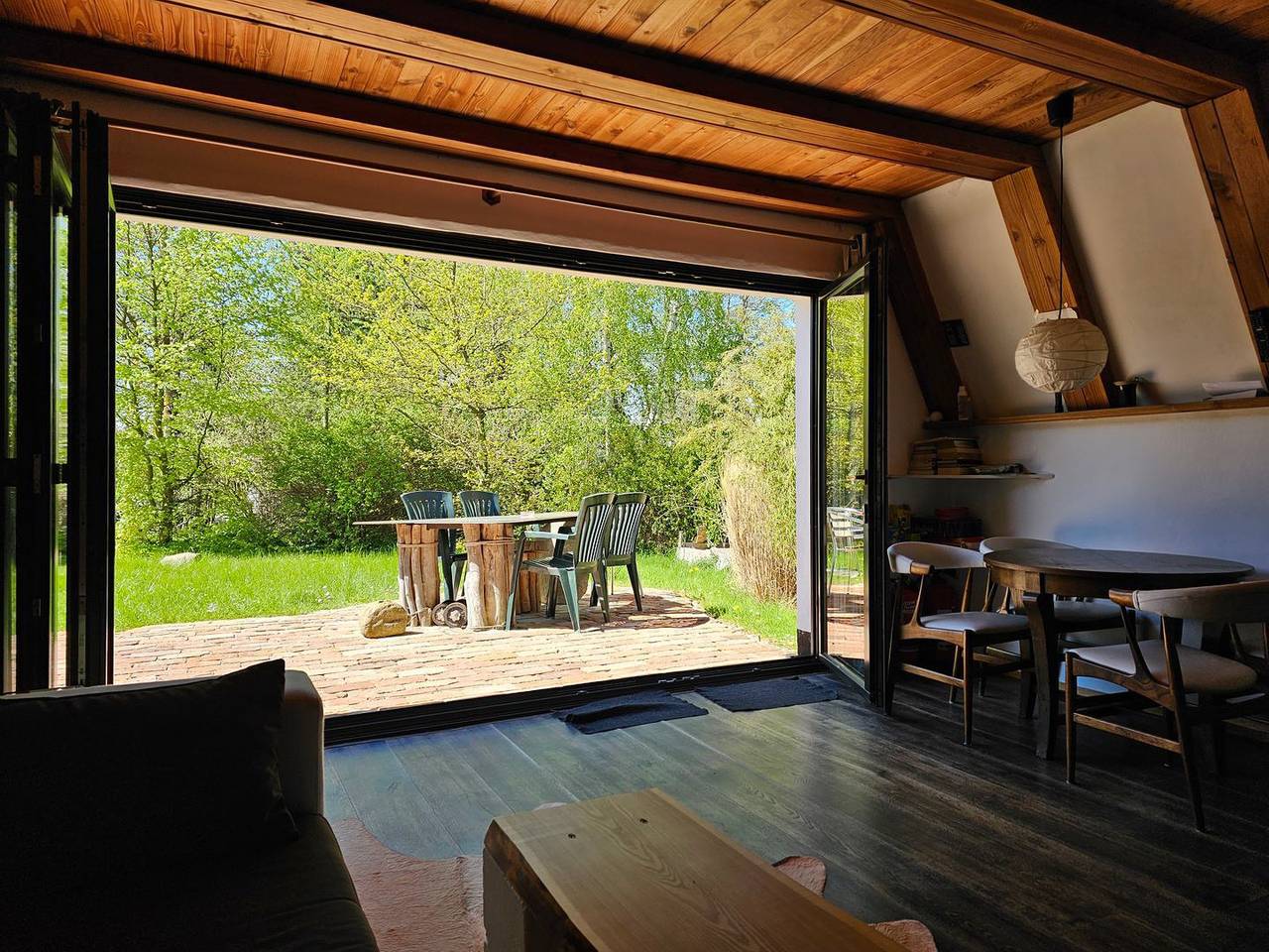 Gemütliches Ferienhaus im Grünen mit Kamin, Sauna und Garten. in Wittenbeck, Rostock und Umgebung