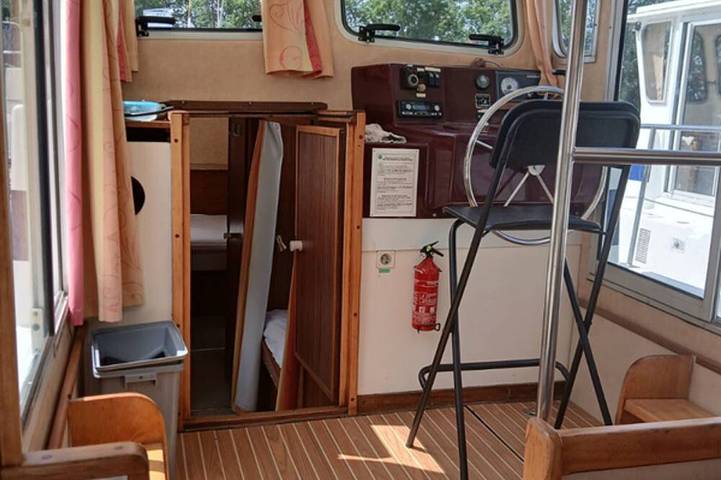 Vintage Hausboot auf dem Wasser - 6 Pers. in Cognac, Charente