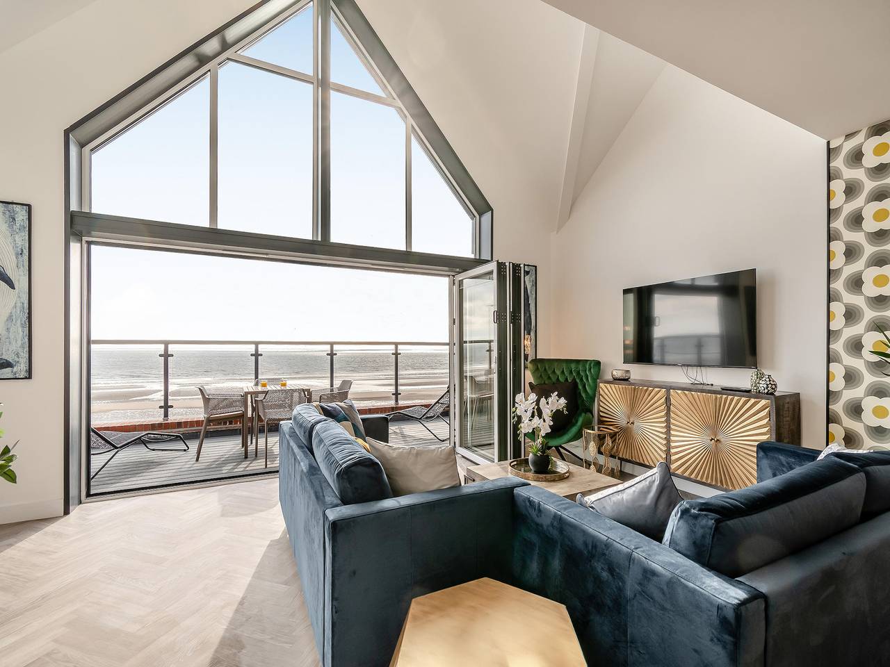 Sandbanks in Bridlington, Östliches Yorkshire