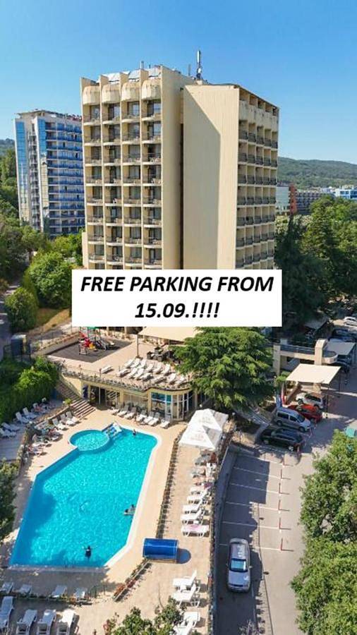 Hotel dla 3 osób, z ogród i basen oraz sauna i jacuzzi w Złote Piaski