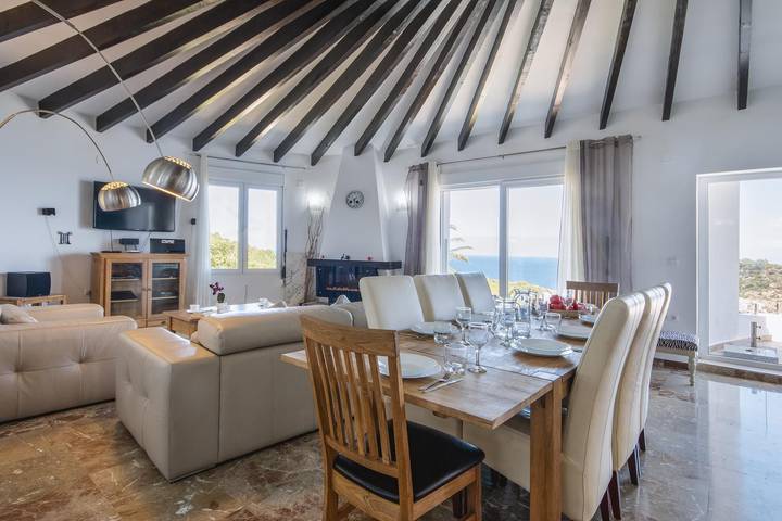 Casa rural para 12 personas, con jardín además de vistas al mar y piscina, Se admiten mascotas en Jávea - 4