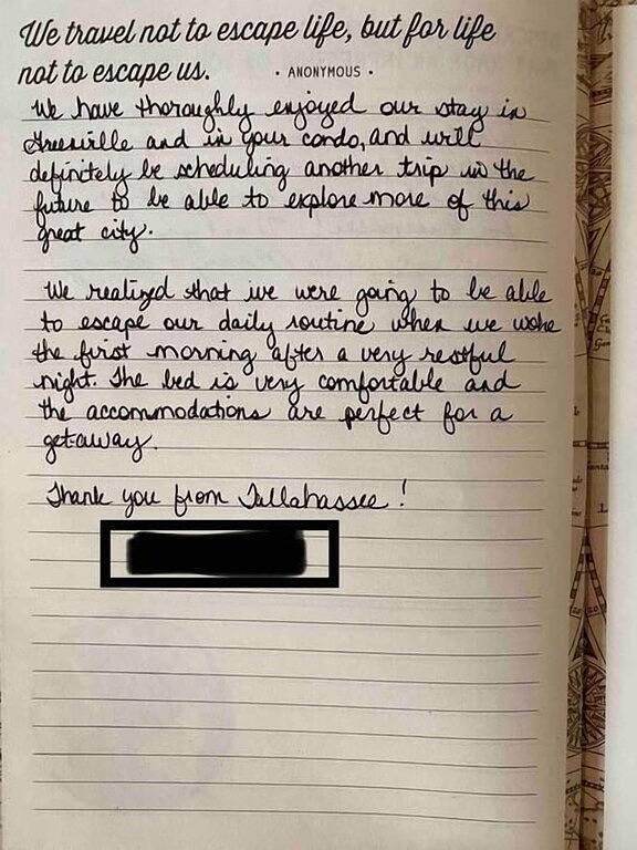 Vacation rental for 4 people in Greenville