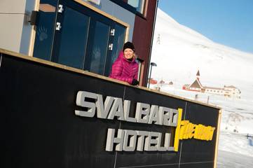 Hôtel pour 2 personnes, avec vue ainsi que vue sur le lac et terrasse dans Longyearbyen