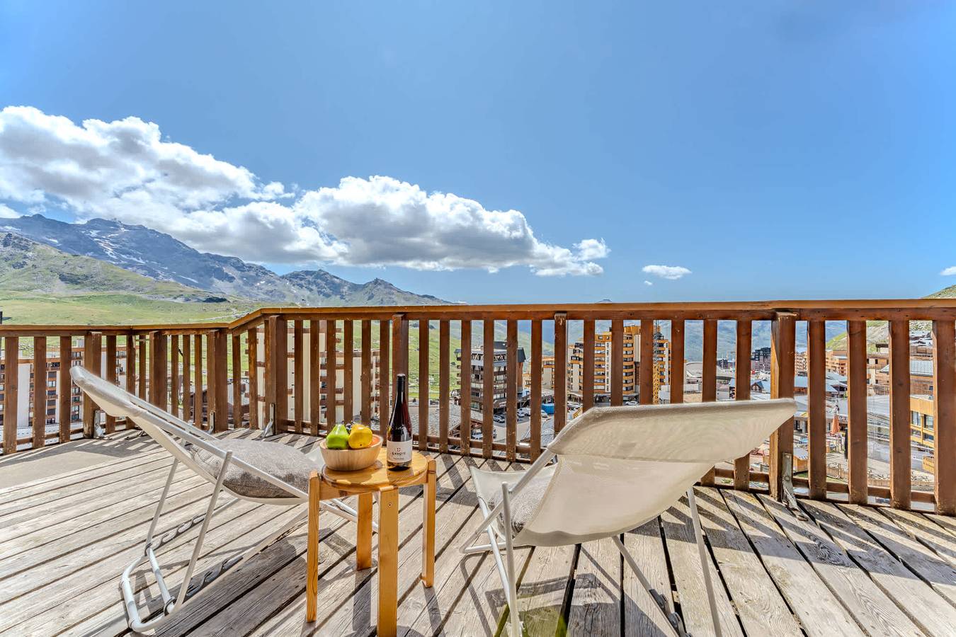 Appartement entier, Appartement de vacances pour 6 personnes avec balcon/terrasse in Val Thorens, Les Trois Vallées