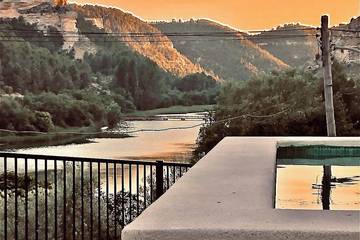 Maison de campagne pour 8 personnes, avec jardin, animaux acceptés dans Tolosa (Alcala del Jucar)