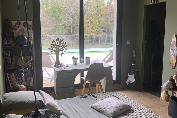 Location de vacances pour 8 personnes, avec jardin et balcon à Léognan - 4
