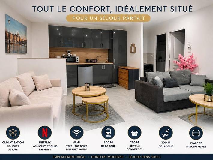 Apartamento de vacaciones para 8 personas, con balcón, Familias con niños - 1