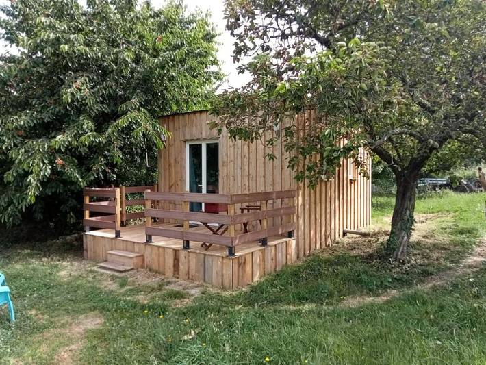 Maison de vacances pour 2 personnes, avec Terrasse ainsi que Jardin et Vue à Fatouville-Grestain