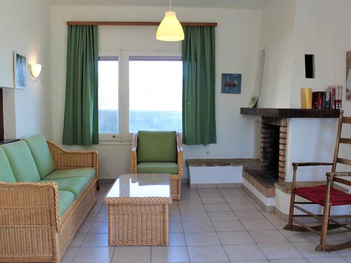 Haus mit Panoramablick nahe Stränden in Cap Ras in Platja Grifeu, Oberampurien