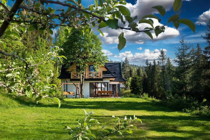 Domek letniskowy dla 8 osób, z ogród i widok, zwierzęta dozwolone w Nowy Targ