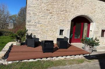 Gîte pour 9 personnes à Barésia-sur-l'Ain