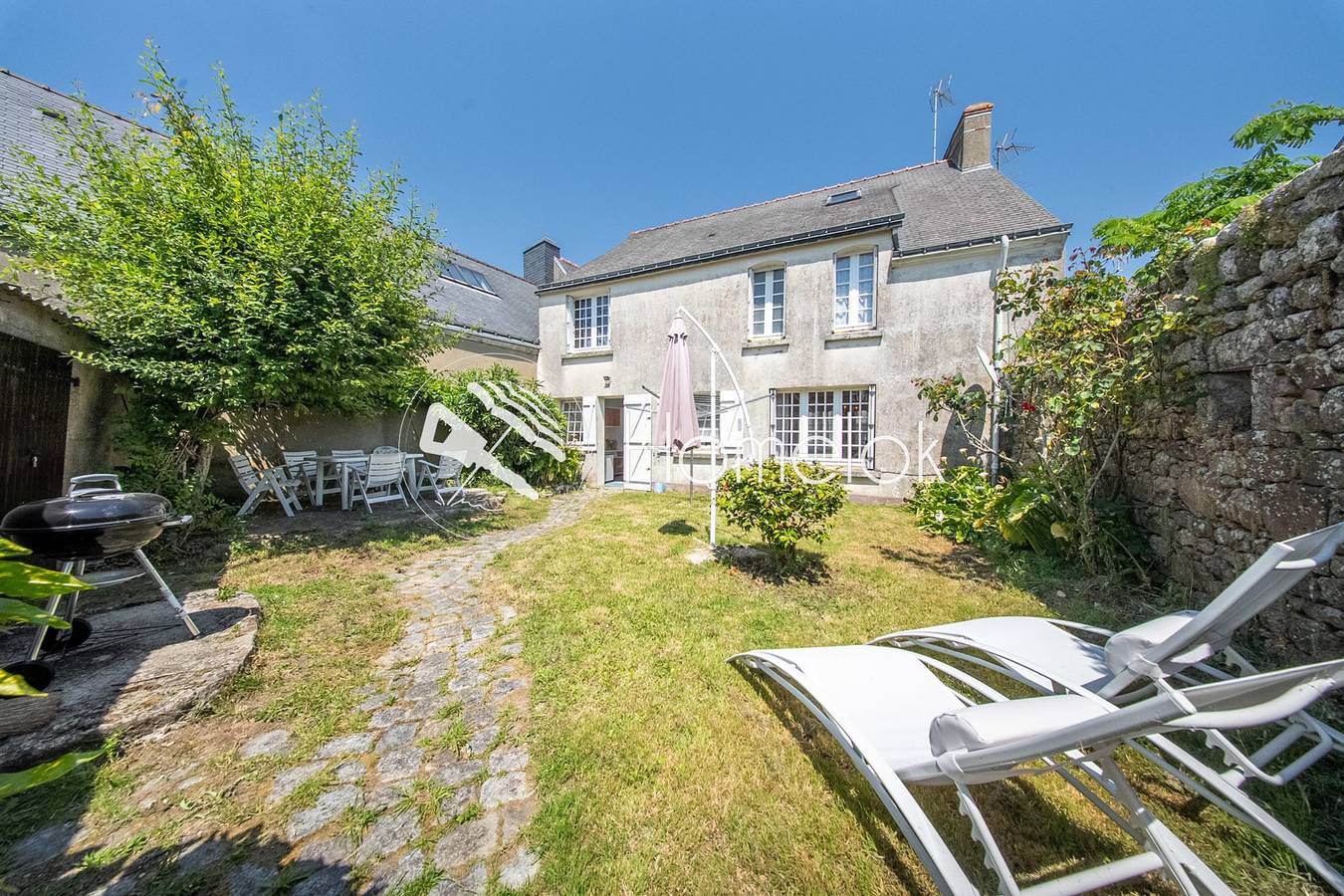 Ferienhaus für 7 Personen mit Terrasse in Port-Louis, Côte des Mégalithes
