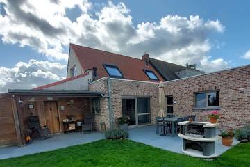 Gîte pour 6 personnes, avec jardin et terrasse à Wervik