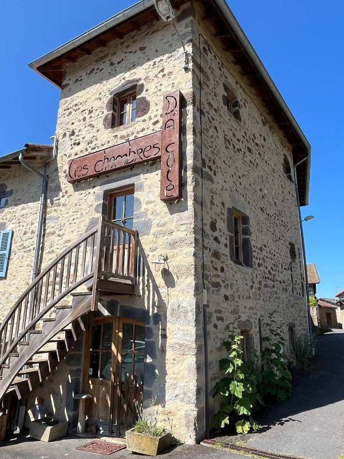 Double Room with Private Bathroom in Berbezit, Parc Naturel Régional Livradois-Forez