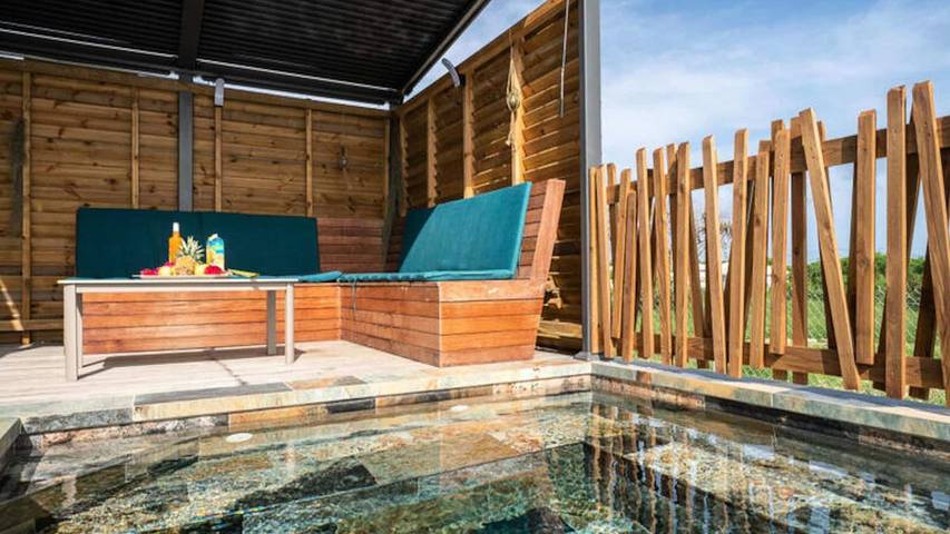 Casa de férias para 5 pessoas, com piscina e jardim em Guadalupe