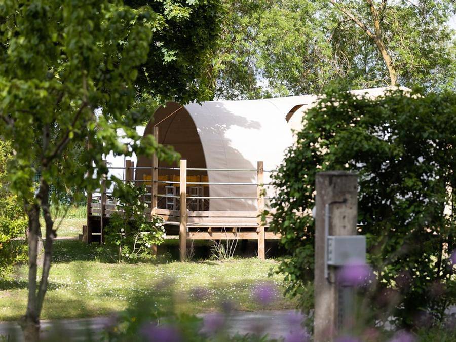 Camping L'Isle Verte - Bungalow de lona 4 personas - Coco Dulce in Montsoreau, Valle del Loira