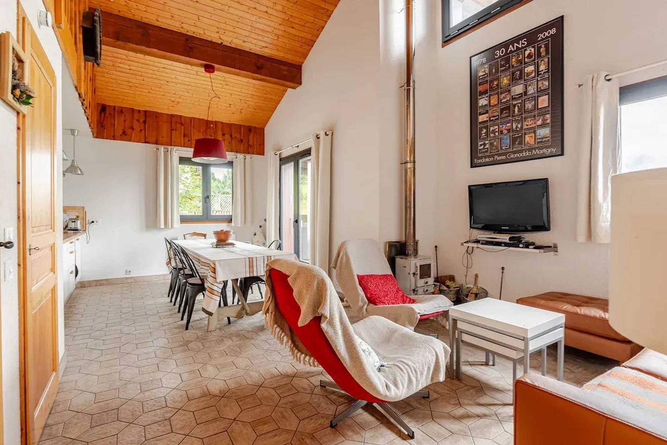 Chalet confortable con vista a la montaña en Peisey-Nancroix in Massif de la Vanoise
