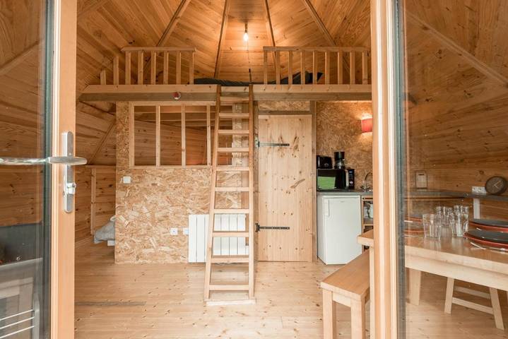 Maison de campagne pour 4 personnes, avec piscine ainsi que vue et jardin à Daumeray - 4