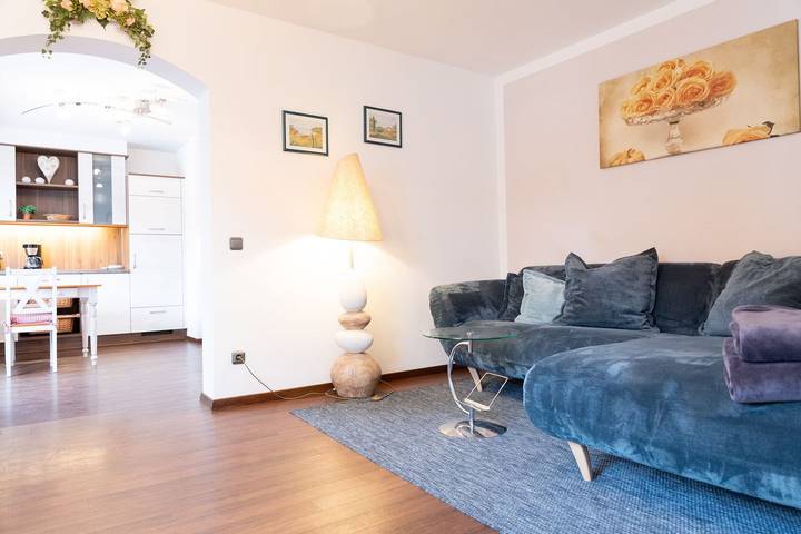 Ferienwohnung für 2 Personen, mit Balkon und Terrasse sowie Sauna in Farchant